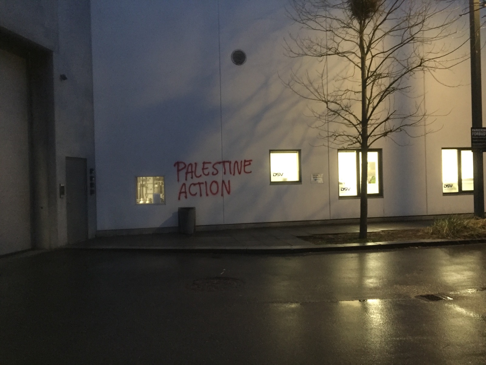 Palestine Action Global Target Multiple Facilities of DSV Transport Across the World